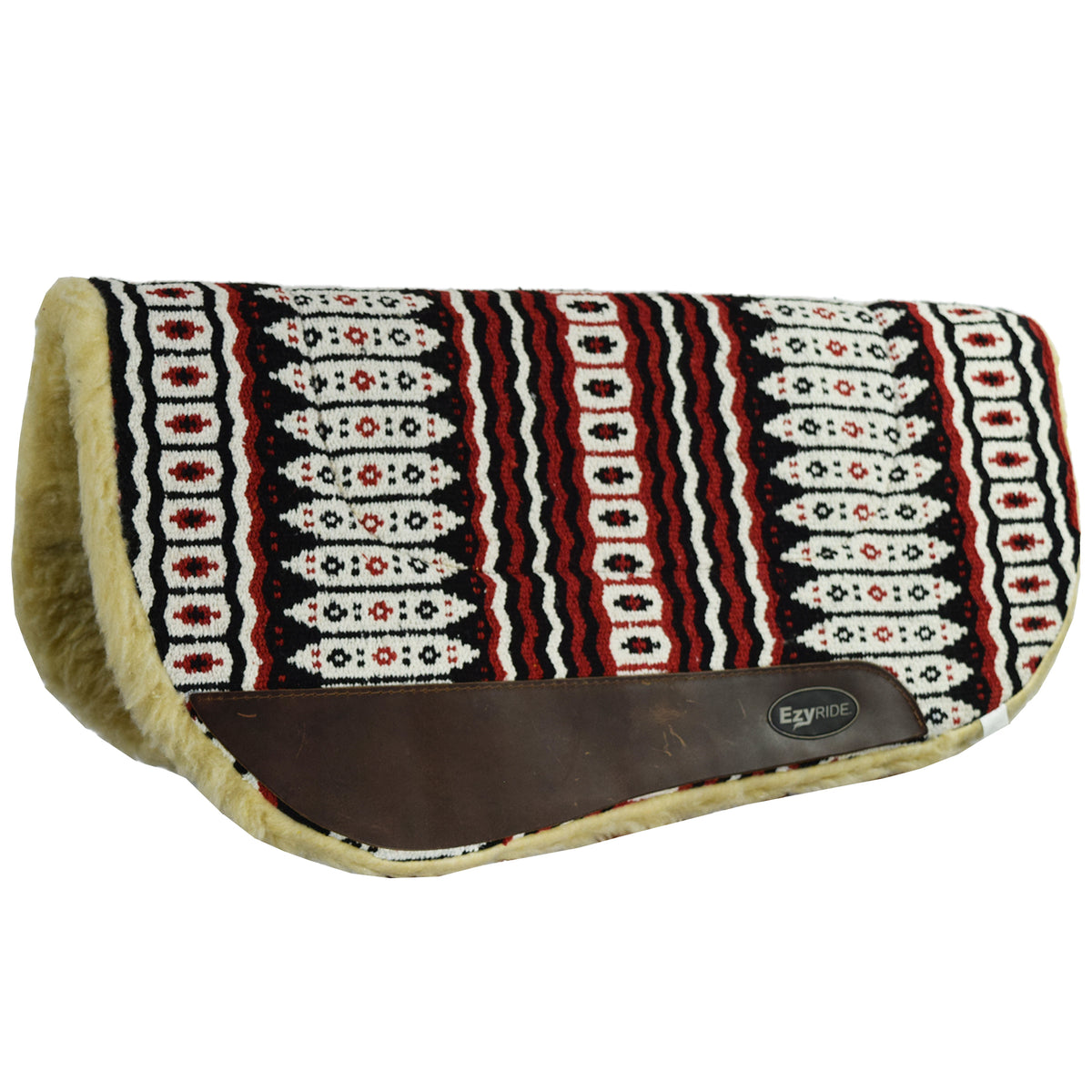 Ezy Ride Navajo Barrel Pad with Fleece Red/Black – Toptac International